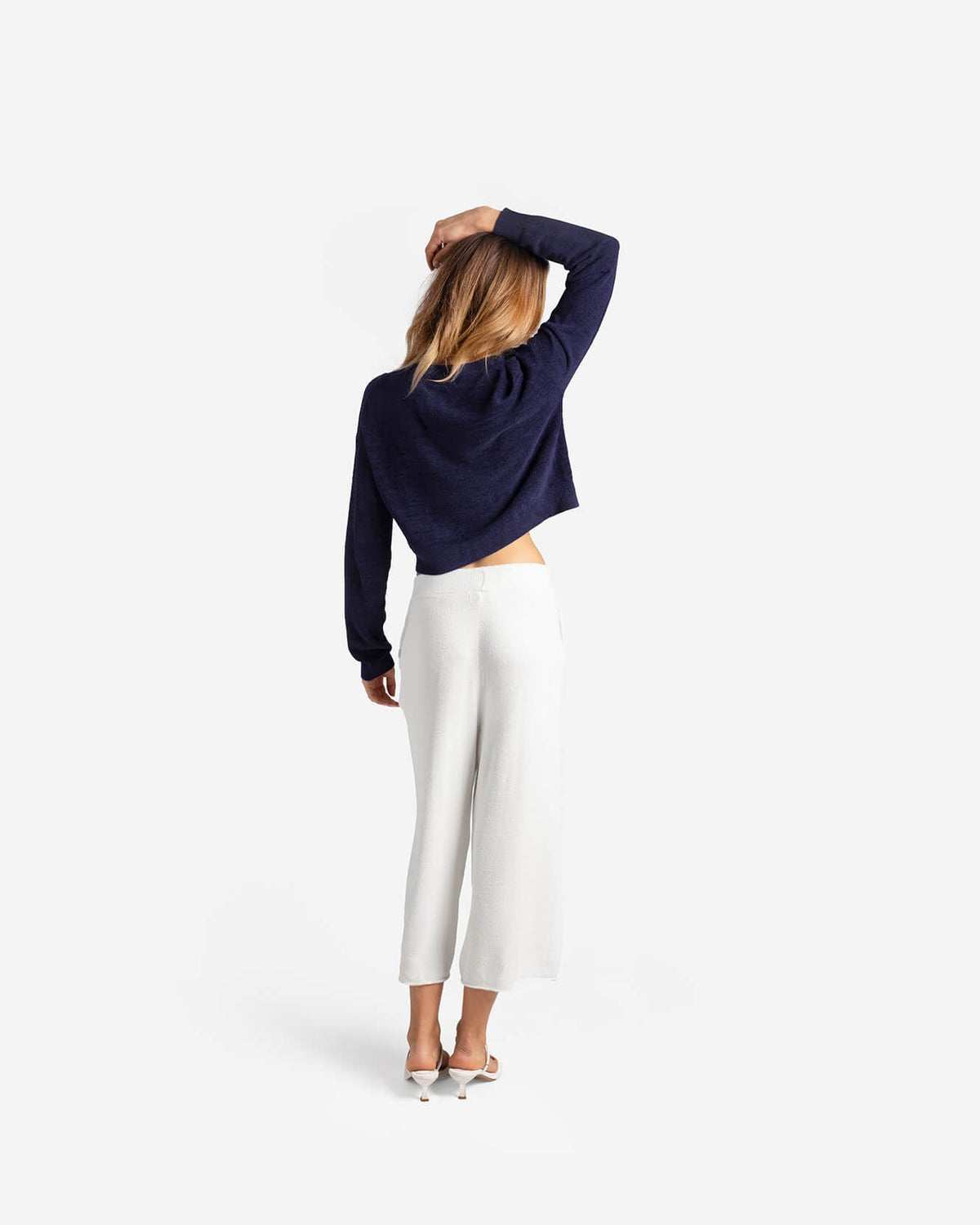 Cloud Cool Light Cropped Sweater | Last Chance
