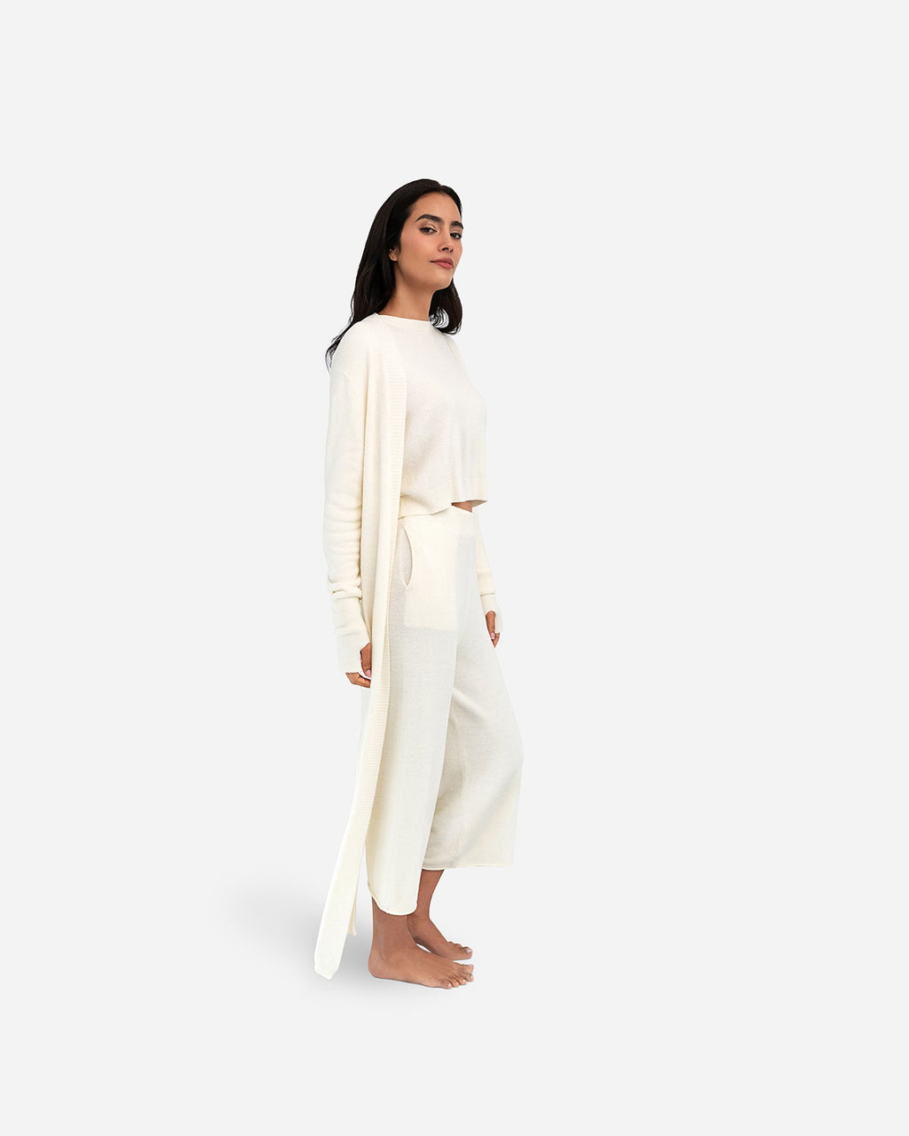 Cloud Cool Light Cropped Sweater | Last Chance