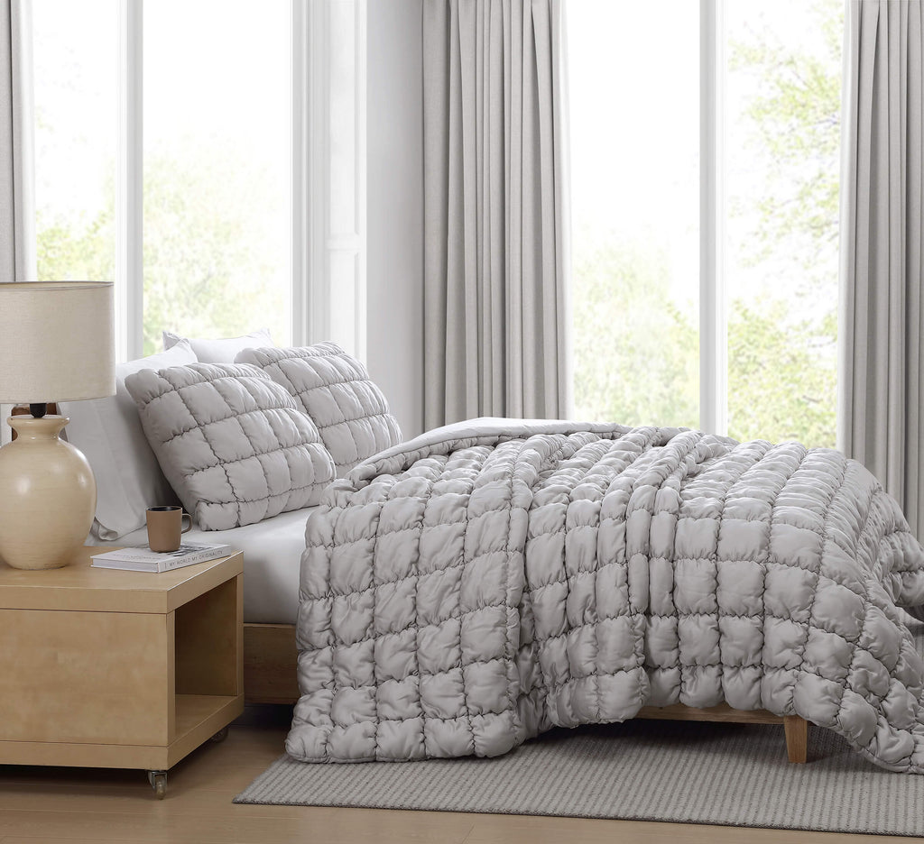 Silky Lyocell Puff Comforter
