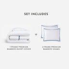 Bamboo Viscose Frame Duvet Bundle | Last Chance