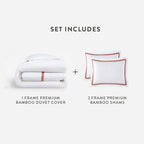 Bamboo Viscose Frame Duvet Bundle | Last Chance