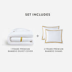 Bamboo Viscose Frame Duvet Bundle | Last Chance