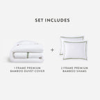 Bamboo Viscose Frame Duvet Bundle | Last Chance