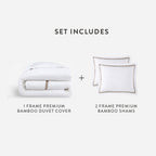 Bamboo Viscose Frame Duvet Bundle | Last Chance