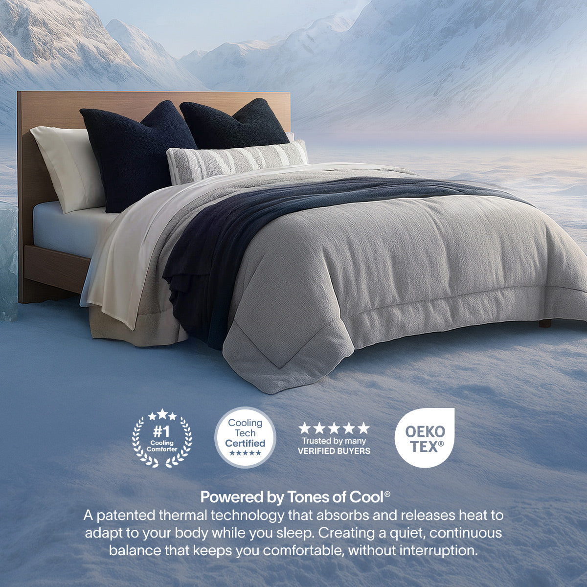 Cloud Cooling Comforter