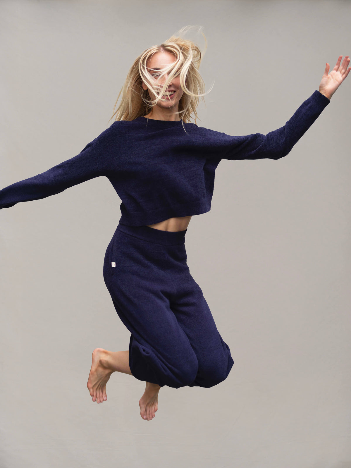 Cloud Cool Light Cropped Sweater | Last Chance