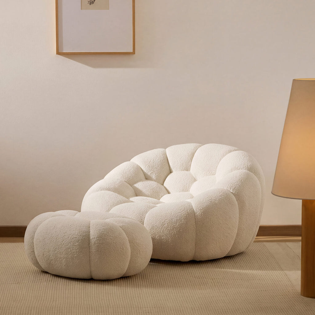 Ciel Chair + Ottoman Set