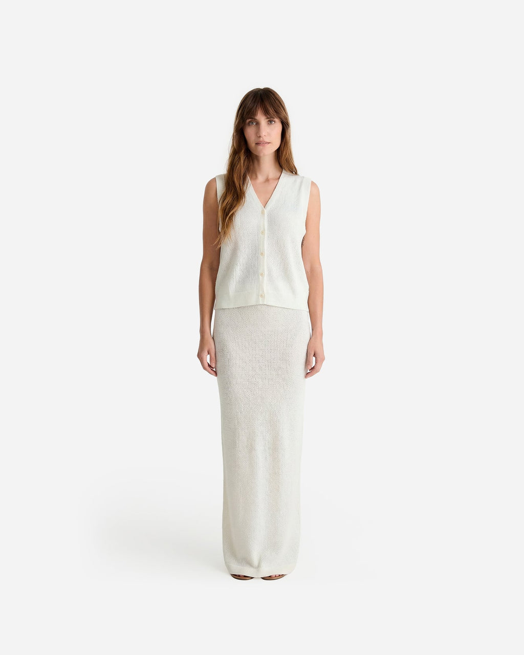 Cloud Cool Crochet Sleeveless Top | Last Chance