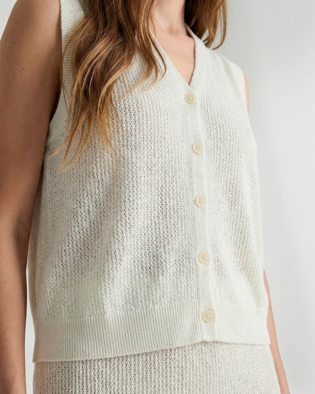 Cloud Cool Crochet Sleeveless Top | Last Chance