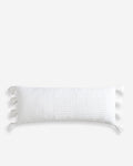 Braided Pom Pom Lumbar Pillow